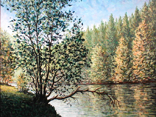 Titel: La plage � Ortho, Kunstenaar: Van Gansbeke, Joris